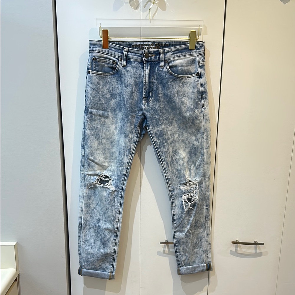 American Eagle Outfitters Faded Blue Skinny Jeans